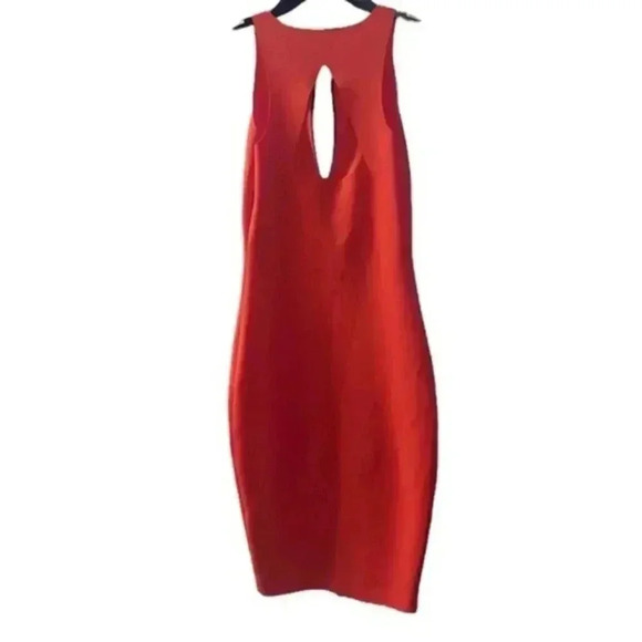 Guess Tangerine Orange Spandex Summer Tank Dress. Super Sporty and Sexy. - Picture 5 of 9